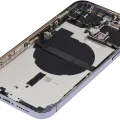 Back Housing W/ Small Parts For iPhone 13 Pro Max (EU / Global Version) (Used OEM Pull: Grade C) (Sierra Blue)