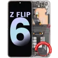 Inner OLED Assembly With Frame For Samsung Galaxy Z Flip 6 5G (US & International) (Service Pack) (Silver Shadow)