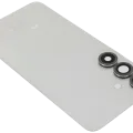 Back Cover Glass With Camera Lens For Samsung Galaxy S25 5G (Service Pack) (Silver Shadow)