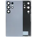 Back Cover Glass With Camera Lens For Samsung Galaxy S25 Ultra 5G (Service Pack) (Titanium Silver Blue)