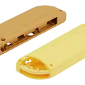 Housing Shell For Nintendo Switch Joy Con Controller (Brown / Yellow)