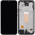 LCD Assembly With Frame For Samsung Galaxy A34 5G (A346 / 2023) (Aftermarket : incell) (Graphite)