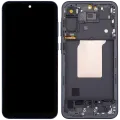 Дисплейний модуль (LCD) з рамкою для Samsung Galaxy A55 (A556 / 2024) (Aftermarket: incell) (Navy)