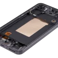 OLED Assembly With Frame For Samsung Galaxy A56 5G (A566 / 2025) (6.62") (Aftermarket Plus) (Graphite)