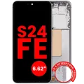 OLED Assembly With Frame For Samsung Galaxy S24 FE 5G (US & International Version) (6.62") (Aftermarket Plus) (Gray)