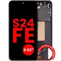 OLED Assembly With Frame For Samsung Galaxy S24 FE 5G (US & International Version) (6.62") (Aftermarket Plus) (Graphite)