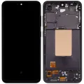 OLED Assembly With Frame For Samsung Galaxy S24 FE 5G (US & International Version) (6.62") (Aftermarket Plus) (Graphite)
