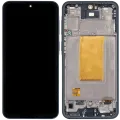 LCD Assembly With Frame For Samsung Galaxy A37 5G (A376 / 2026) (6.58") (Aftermarket : incell) (Charkoal)