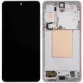 OLED Assembly With Frame For Samsung Galaxy S26 5G (US & International) (Aftermarket Plus) (120Hz) (White)