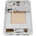 OLED Assembly With Frame For Samsung Galaxy S26 5G (US & International) (Aftermarket Plus) (120Hz) (White)