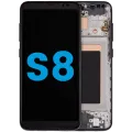 LCD Assembly With Frame (Without FingerPrint Sensor) For Samsung Galaxy S8 (US & International)(Aftermarket: Incell)(Midnight Black)