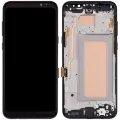 LCD Assembly With Frame (Without FingerPrint Sensor) For Samsung Galaxy S8 Plus (US & International) (Aftermarket: Incell) (Midnight Black)