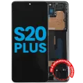 LCD Assembly With Frame (Without FingerPrint Sensor) For Samsung Galaxy S20 Plus 5G (US & International) (Aftermarket: Incell) (Cosmic Black)
