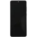 LCD Assembly With Frame (Without FingerPrint Sensor) For Samsung Galaxy S20 Plus 5G (US & International) (Aftermarket: Incell) (Cosmic Black)