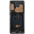 LCD Assembly With Frame (Without FingerPrint Sensor) For Samsung Galaxy S20 Plus 5G (US & International) (Aftermarket: Incell) (Cosmic Black)