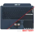 Top Case with Battery and Keyboard (ANSI US) For MacBook Air 13" A3240 (2025) (Used OEM Pull: Grade A) (Midnight)