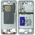 Mid-Frame Housing For Samsung Galaxy S24 5G (US version) (Service Pack) (Marble Grey)