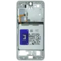 Mid-Frame Housing For Samsung Galaxy S24 5G (US version) (Service Pack) (Marble Grey)