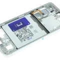 Mid-Frame Housing For Samsung Galaxy S24 5G (US version) (Service Pack) (Marble Grey)