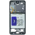 Mid-Frame Housing For Samsung Galaxy S24 5G (US version) (Service Pack) (Onyx Black)