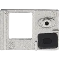 Flash Light / Power Flex Bracket With Microphone Mesh For iPhone 16E (White) (10 Pack)