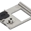 Flash Light / Power Flex Bracket With Microphone Mesh For iPhone 16E (White) (10 Pack)