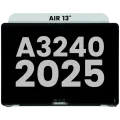 Complete LCD Display Assembly For MacBook Air 13" A3240 (2025) (Used OEM Pull: Grade B) (Silver)
