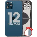 Задня кришка з малими деталями для iPhone 12 Pro Max (EU / Global Version) (Used OEM Pull: Grade C) (Pacific Blue)