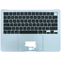 Top Case with Keyboard (ANSI US) For MacBook Air 13" A3240 (2025) (Used OEM Pull: Grade A) (Sky Blue)