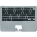 Top Case with Keyboard (ANSI US) For MacBook Air 13" A3113 (2024) (Used OEM Pull: Grade A) (Silver)