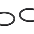 Back Camera Bezel Ring Only For iPhone 11 / 12 / 12 Mini  (2 Piece Set) (Black)