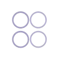 Back Camera Bezel Ring Only For iPhone 11 / 12 / 12 Mini (2 Piece Set) (Purple)