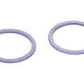 Back Camera Bezel Ring Only For iPhone 11 / 12 / 12 Mini (2 Piece Set) (Purple)