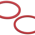 Back Camera Bezel Ring Only For iPhone 11 / 12 / 12 Mini (2 Piece Set) (Red)