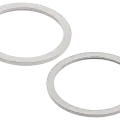 Back Camera Bezel Ring Only For iPhone 11 / 12 / 12 Mini (2 Piece Set) (White)