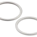 Back Camera Bezel Ring Only For iPhone 11 / 12 / 12 Mini (2 Piece Set) (White)