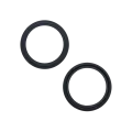Back Camera Bezel Ring Only For iPhone 13 / 13 Mini (2 Piece Set) (Midnight) (10 Pack)