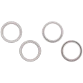 Back Camera Bezel Ring Only For iPhone 13 / 13 Mini (2 Piece Set) (Starlight) (10 Pack)