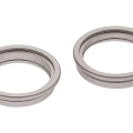 Back Camera Bezel Ring Only For iPhone 13 / 13 Mini (2 Piece Set) (Starlight) (10 Pack)