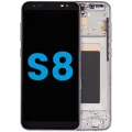 LCD Assembly With Frame (Without FingerPrint Sensor) For Samsung Galaxy S8 (Aftermarket: Incell) (Orchid Gray)