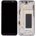 LCD Assembly With Frame (Without FingerPrint Sensor) For Samsung Galaxy S8 (Aftermarket: Incell) (Orchid Gray)