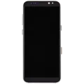LCD Assembly With Frame (Without FingerPrint Sensor) For Samsung Galaxy S8 Plus (Aftermarket: Incell) (Arctic Silver)
