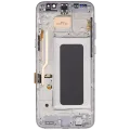LCD Assembly With Frame (Without FingerPrint Sensor) For Samsung Galaxy S8 Plus (Aftermarket: Incell) (Arctic Silver)