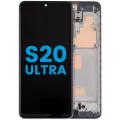 LCD Assembly With Frame (Without FingerPrint Sensor) For Samsung Galaxy S20 Ultra 5G (Aftermarket: Incell) (Cosmic Gray)