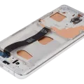 LCD Assembly With Frame (Without FingerPrint Sensor) For Samsung Galaxy S20 Ultra 5G (Aftermarket: Incell) (Cloud White)