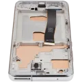 LCD Assembly With Frame (Without FingerPrint Sensor) For Samsung Galaxy S20 Ultra 5G (Aftermarket: Incell) (Cloud White)
