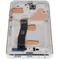 LCD Assembly With Frame (Without FingerPrint Sensor) For Samsung Galaxy S20 Ultra 5G (Aftermarket: Incell) (Cloud White)