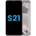 LCD Assembly With Frame (Without FingerPrint Sensor) For Samsung Galaxy S21 5G (Aftermarket: Incell) (Phantom Pink)