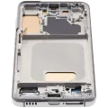 LCD Assembly With Frame (Without FingerPrint Sensor) For Samsung Galaxy S21 5G (Aftermarket: Incell) (Phantom White)