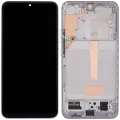 LCD Assembly With Frame (Without FingerPrint Sensor) For Samsung Galaxy S22 Plus 5G (Aftermarket: Incell) (White)